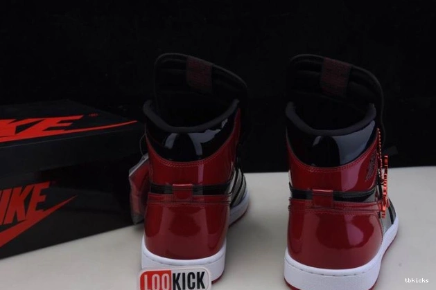 Cheap TBK Patent 1 Air OG Bred 555088-063 Jordan High 0702